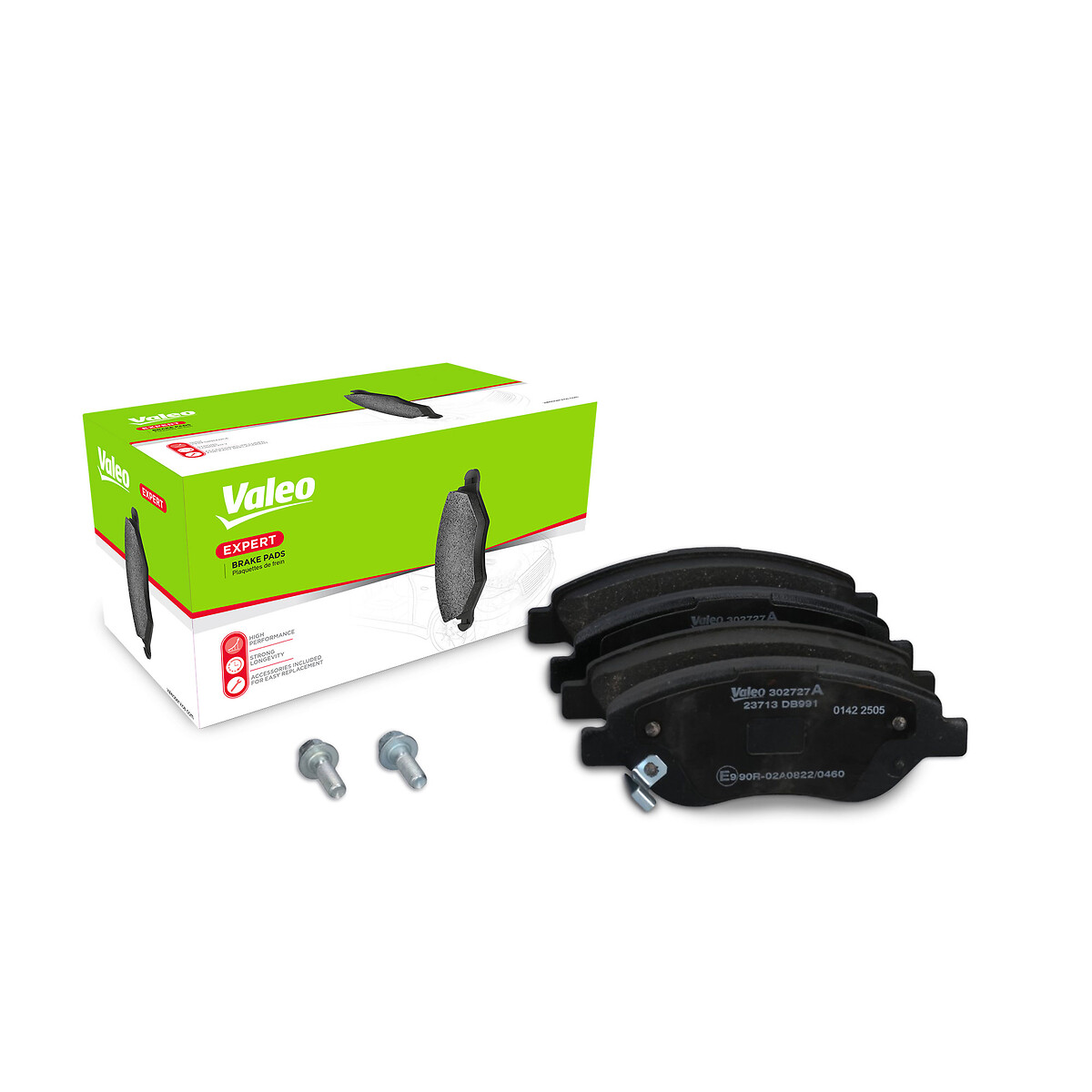 Jeu de 4 plaquettes de frein VALEO ref. 302727A